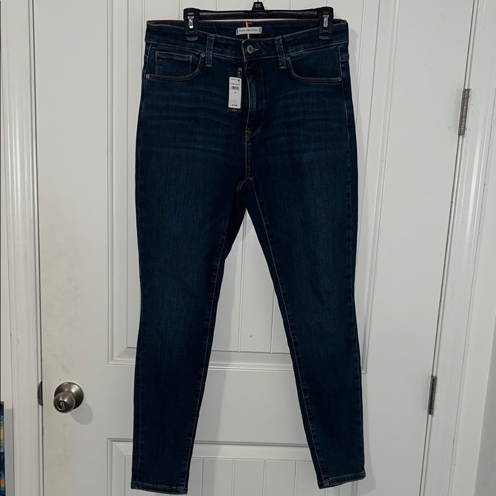 Tommy Hilfiger Women's Deep Blue Skinny Jeans